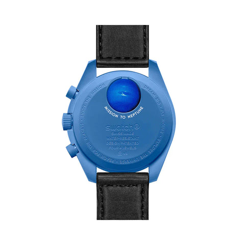 Reloj Swatch x Omega Bioceramic Moonswatch Mission to Neptune SO33N100 Original