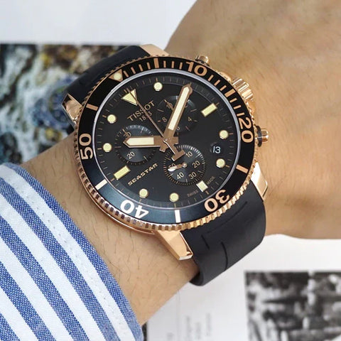 Reloj Tissot Seastar 1000 Chronograph T1204173705100 Original