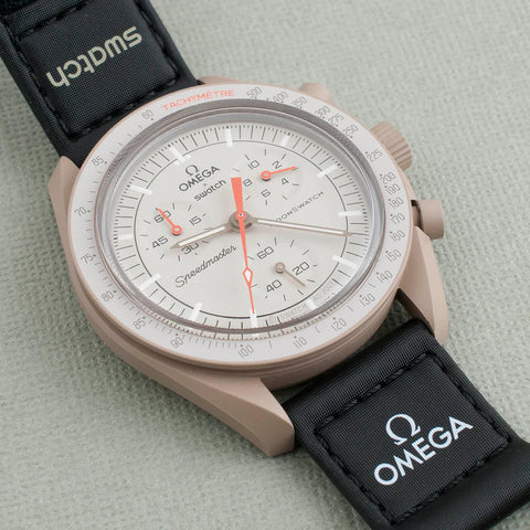 Reloj Swatch x Omega Bioceramic Moonswatch Mission to Jupiter SO33C100 Original