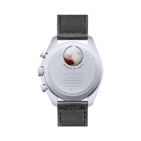 Reloj Swatch x Omega Bioceramic Moonswatch Mission to Pluto SO33M101 Original