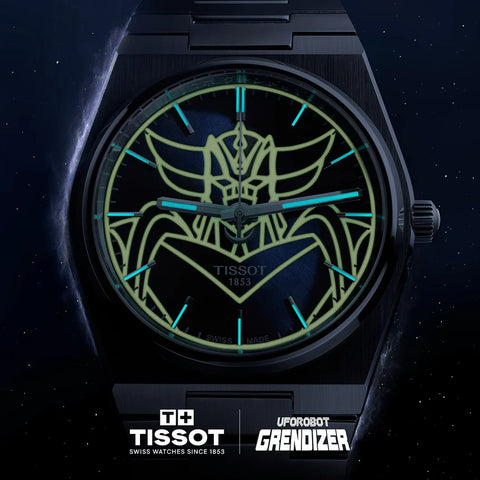 Reloj Tissot PRX Edicion Especial UFO Robot Grendizer T1374071104102 Original