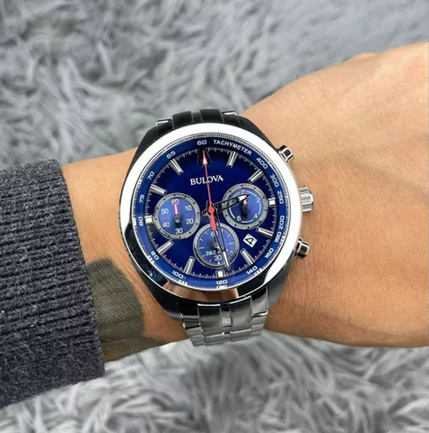 Reloj Bulova Silver-Tone 96B285 Original